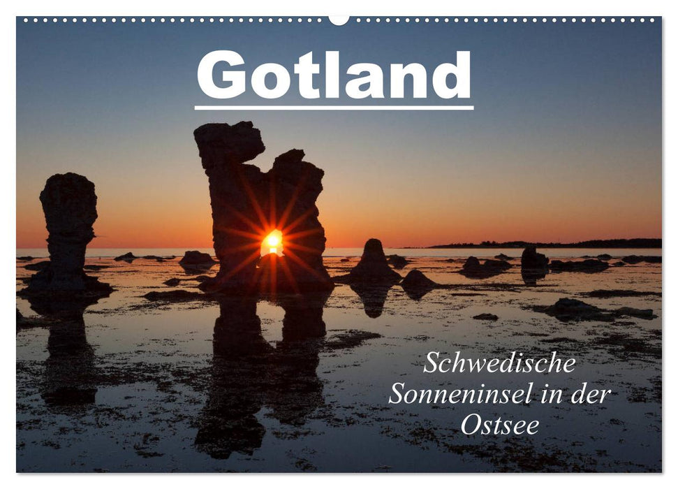 Gotland - Sonneninsel in der Ostsee (CALVENDO Wandkalender 2025)