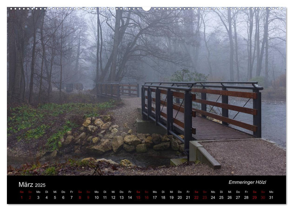 Die Amper - Ansichten eines bayerischen Flusses (CALVENDO Premium Wandkalender 2025)