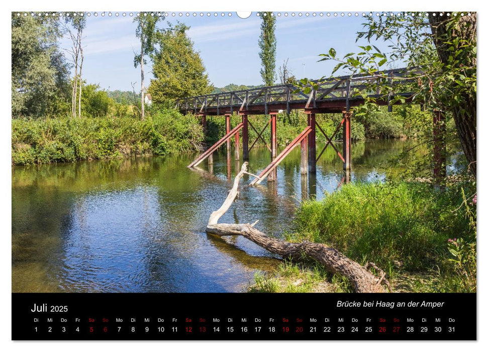 Die Amper - Ansichten eines bayerischen Flusses (CALVENDO Premium Wandkalender 2025)