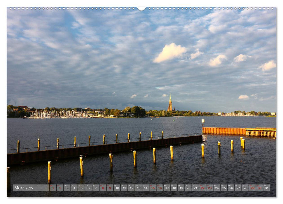 Impressionen von der Schlei - Deutschlands einzigem Fjord (CALVENDO Premium Wandkalender 2025)