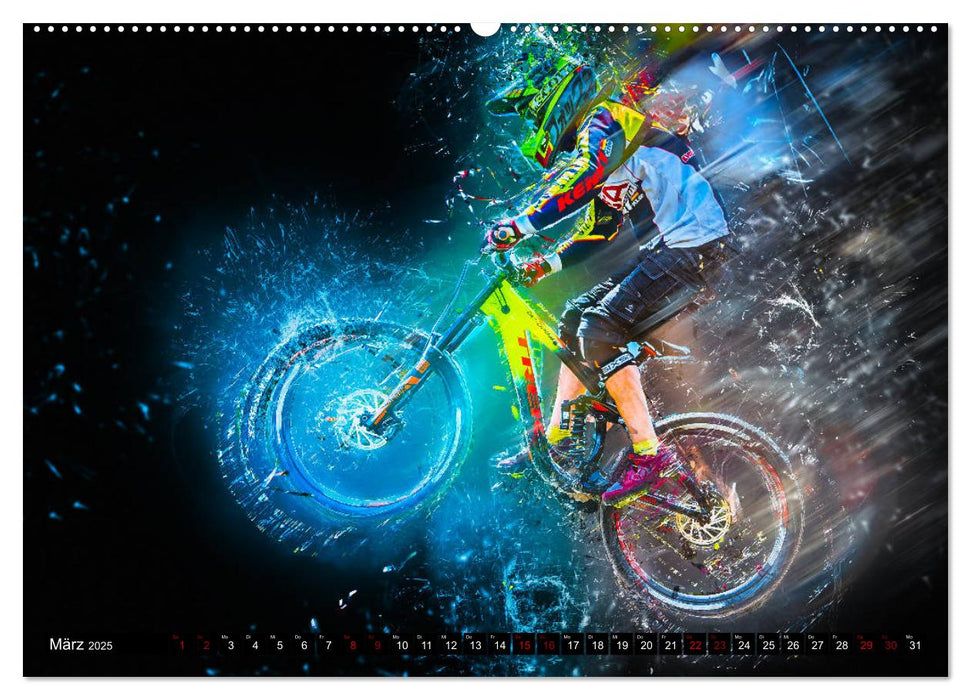 Downhill Explosion (CALVENDO Premium Wandkalender 2025)