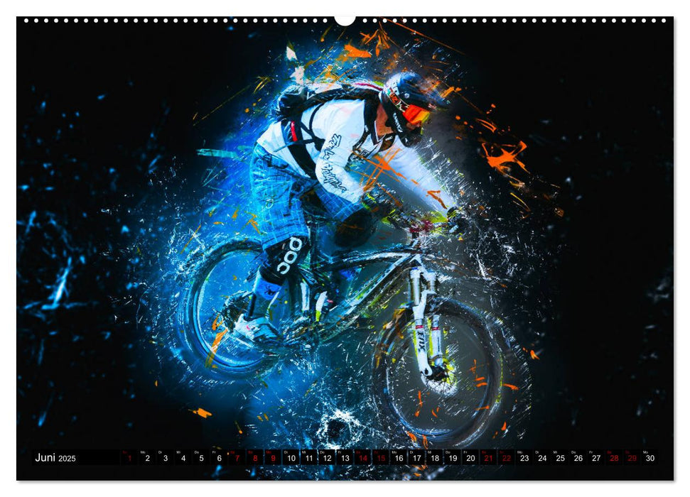 Downhill Explosion (CALVENDO Premium Wandkalender 2025)