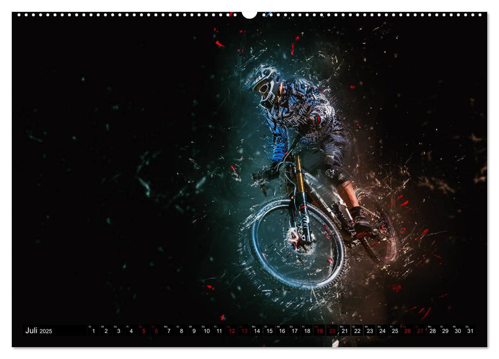 Downhill Explosion (CALVENDO Premium Wandkalender 2025)