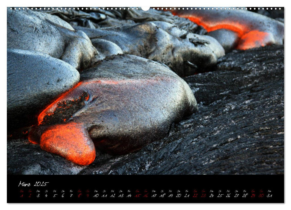 Kilauea Volcano Hawaii - Auf den Spuren von Feuergöttin Pele (CALVENDO Premium Wandkalender 2025)