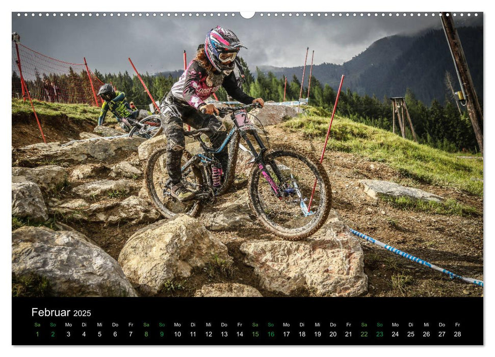 Downhill Racing 2025 (CALVENDO Premium Wandkalender 2025)