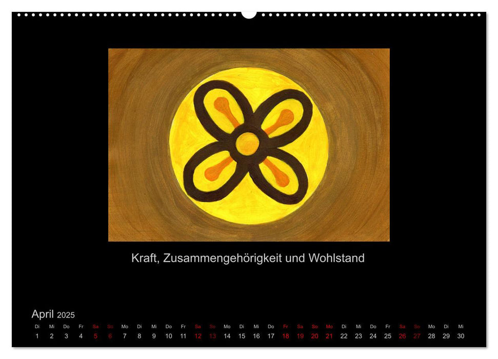 Symbolmalerei (CALVENDO Premium Wandkalender 2025)