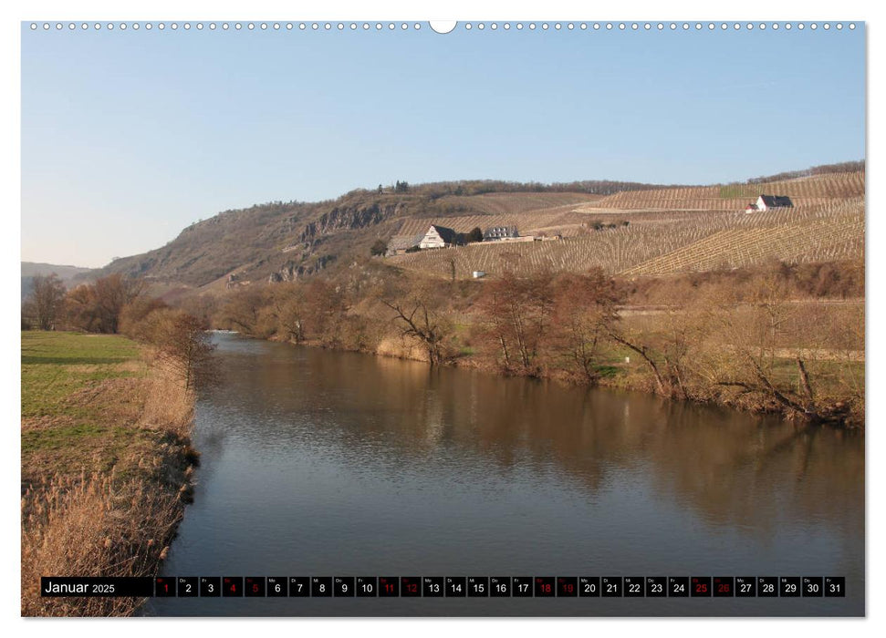 Die Nahe - der "Wilde Fluss" der Kelten (CALVENDO Premium Wandkalender 2025)