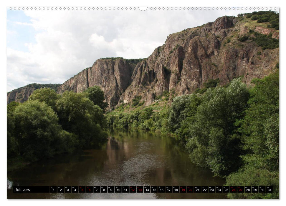 Die Nahe - der "Wilde Fluss" der Kelten (CALVENDO Premium Wandkalender 2025)