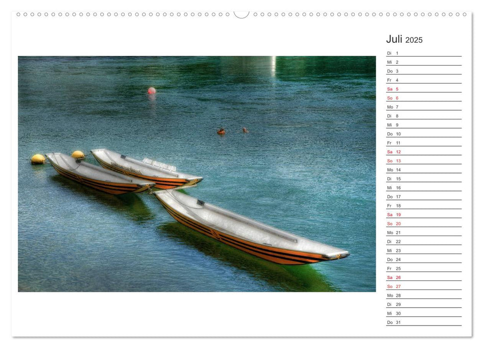 Basel, eine Stadt am Rhein (CALVENDO Premium Wandkalender 2025)