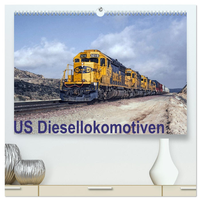 US Diesellokomotiven (CALVENDO Premium Wandkalender 2025)