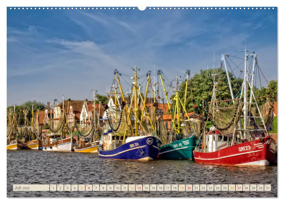 Reise an die Nordsee - Greetsiel (CALVENDO Premium Wandkalender 2025)