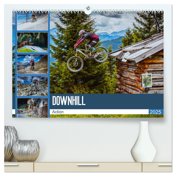 Downhill Action (CALVENDO Premium Wandkalender 2025)