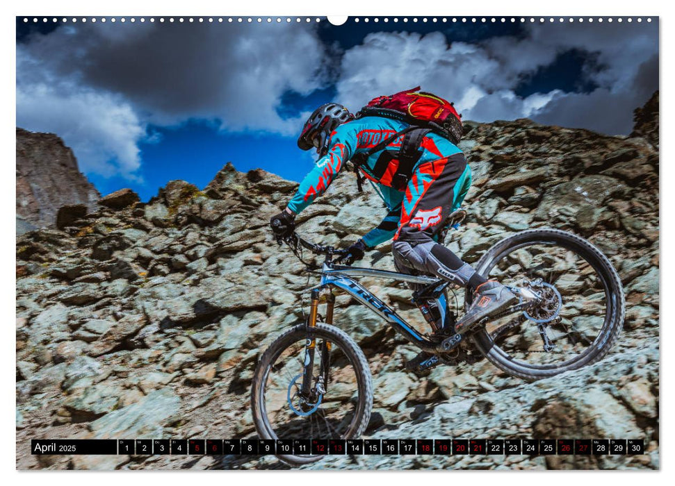 Downhill Action (CALVENDO Premium Wandkalender 2025)