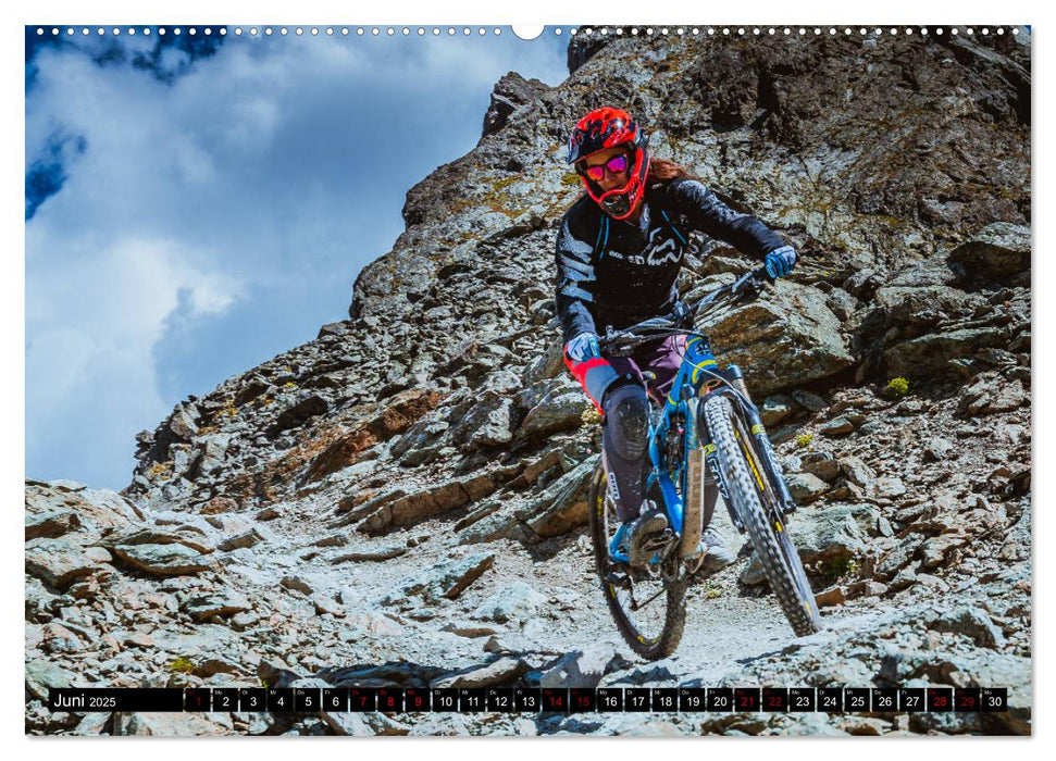 Downhill Action (CALVENDO Premium Wandkalender 2025)