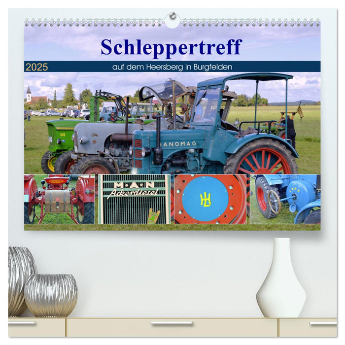 Schleppertreff auf dem Heersberg in Burgfelden (CALVENDO Premium Wandkalender 2025)