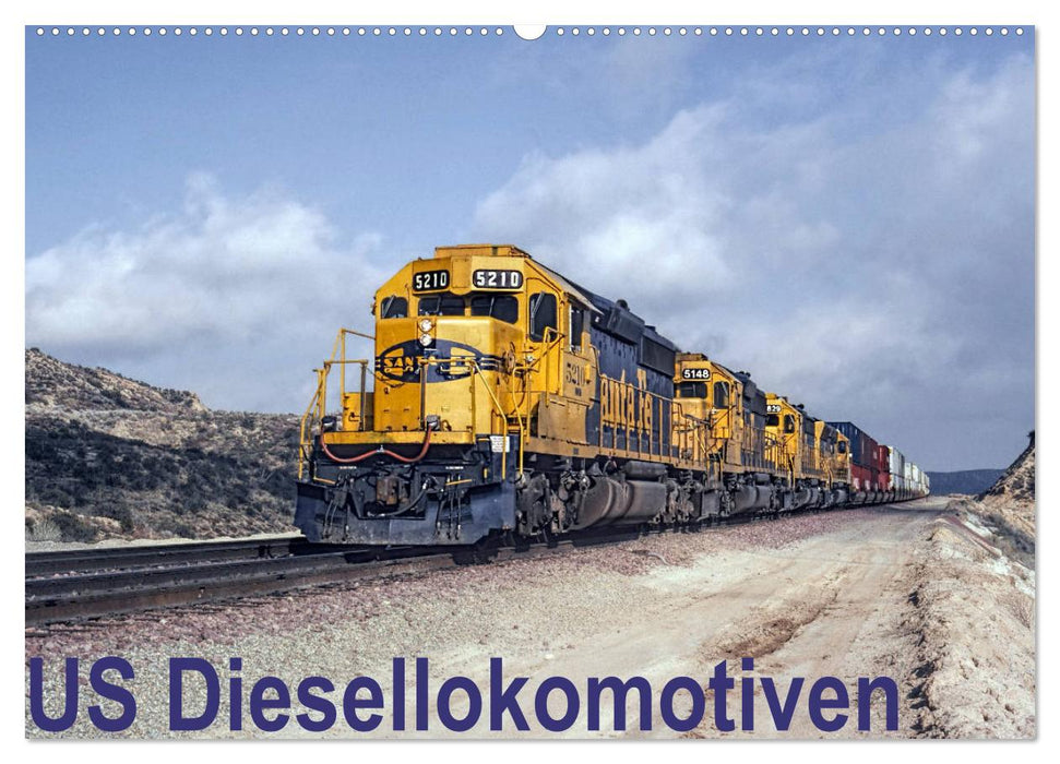 US Diesellokomotiven (CALVENDO Wandkalender 2025)