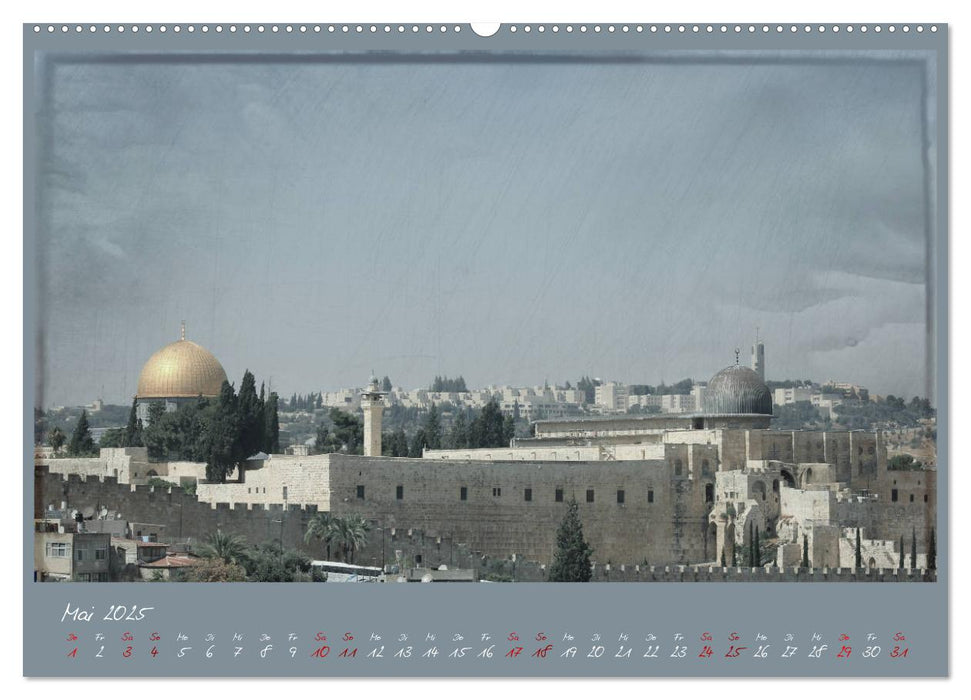 Unterwegs in Jerusalem (CALVENDO Premium Wandkalender 2025)