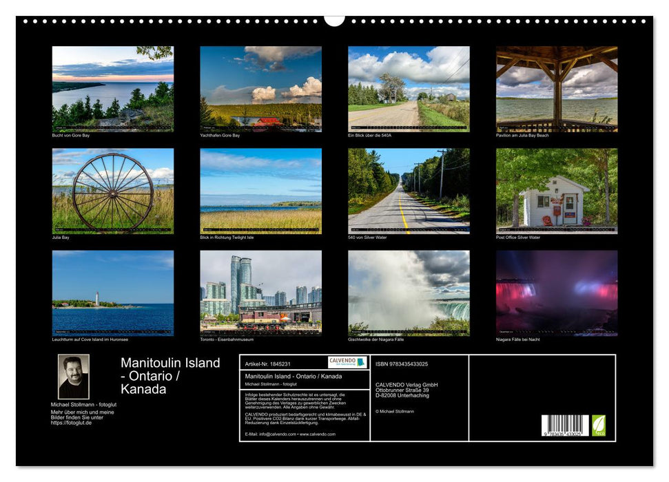 Manitoulin Island - Ontario / Kanada (CALVENDO Wandkalender 2025)