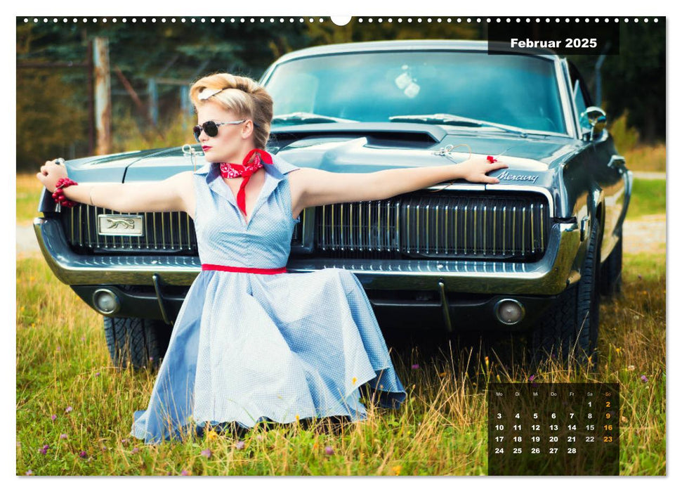 Rockabilly - Back to the 50s (CALVENDO Premium Wandkalender 2025)