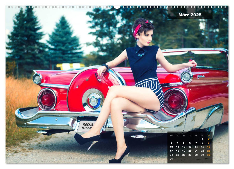 Rockabilly - Back to the 50s (CALVENDO Premium Wandkalender 2025)