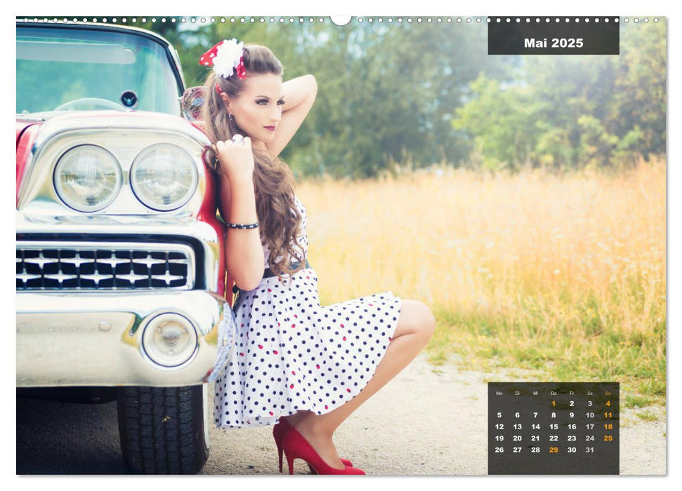 Rockabilly - Back to the 50s (CALVENDO Premium Wandkalender 2025)