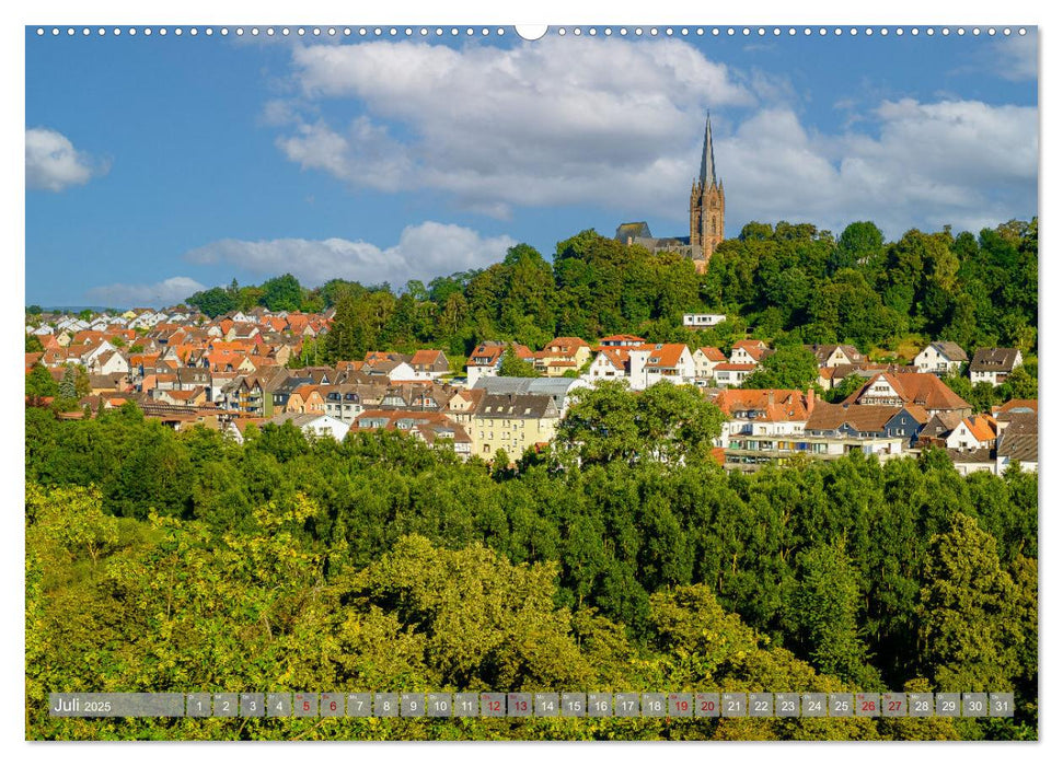 Ein Blick auf Frankenberg an der Eder (CALVENDO Premium Wandkalender 2025)