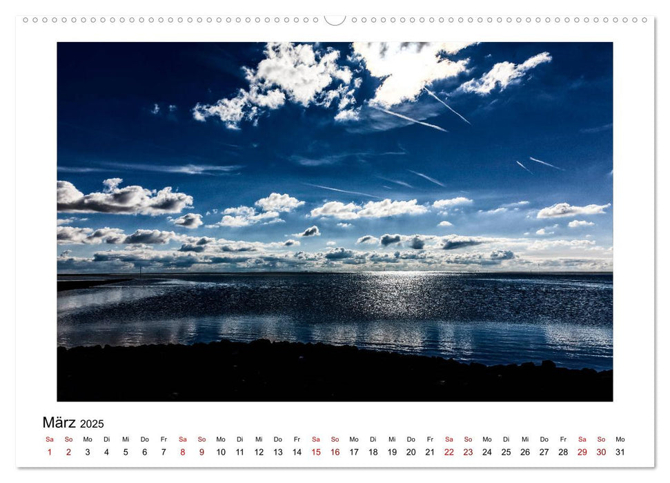 Friedrichskoog Spitze (CALVENDO Premium Wandkalender 2025)