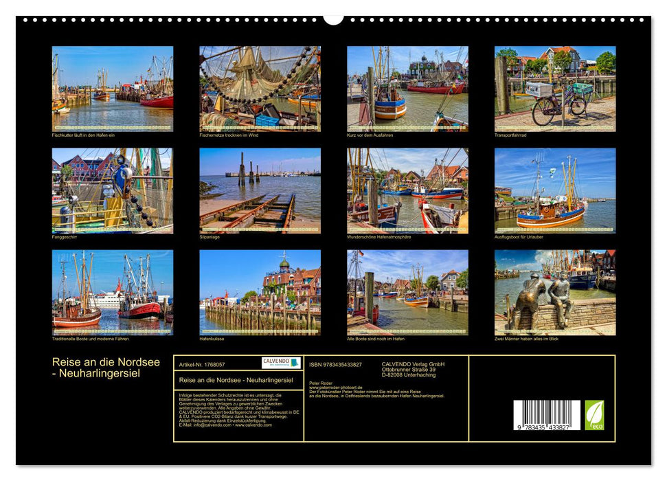 Reise an die Nordsee - Neuharlingersiel (CALVENDO Premium Wandkalender 2025)