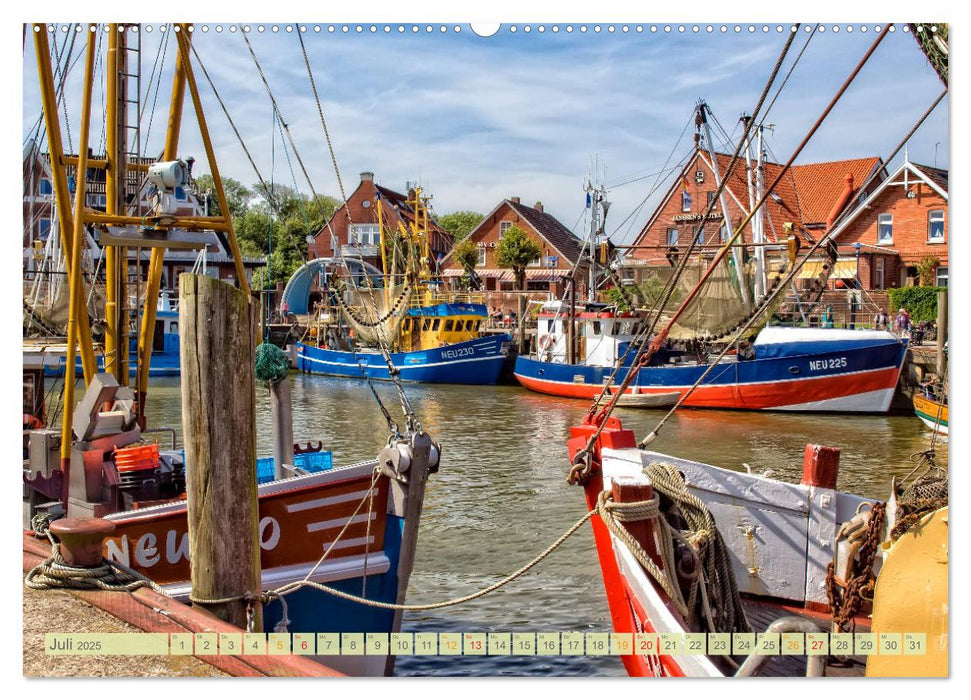 Reise an die Nordsee - Neuharlingersiel (CALVENDO Premium Wandkalender 2025)