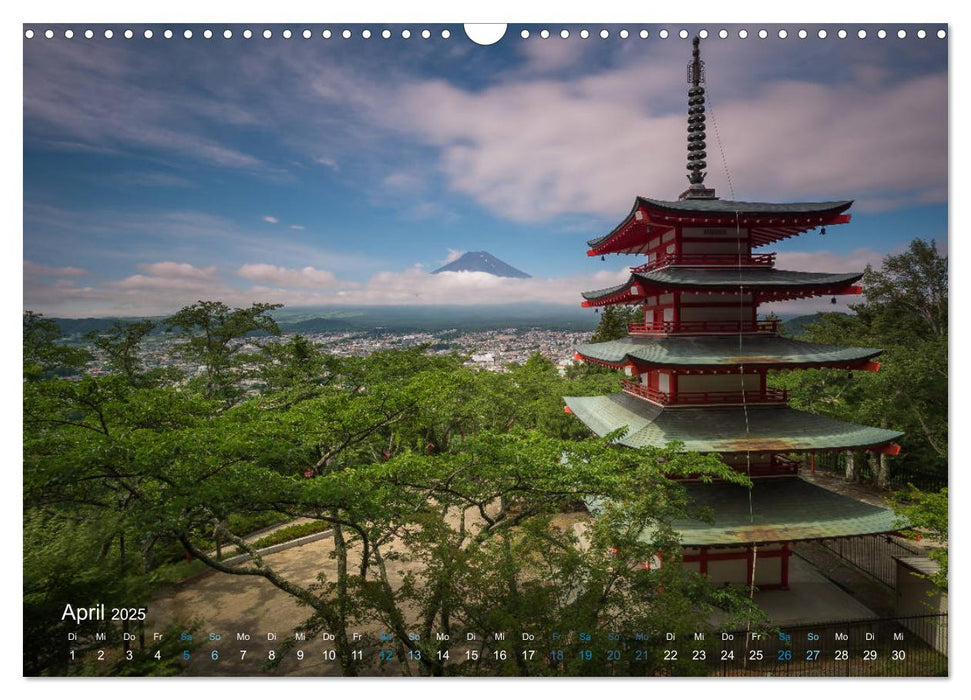 Japan - Im Land der aufgehenden Sonne (CALVENDO Wandkalender 2025)