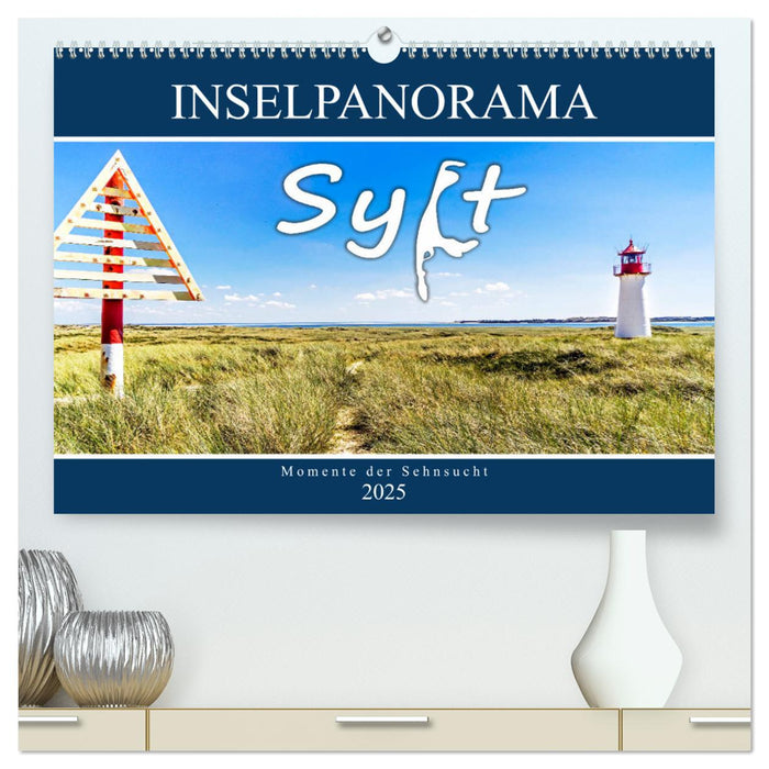 SYLT Inselpanorama (CALVENDO Premium Wandkalender 2025)