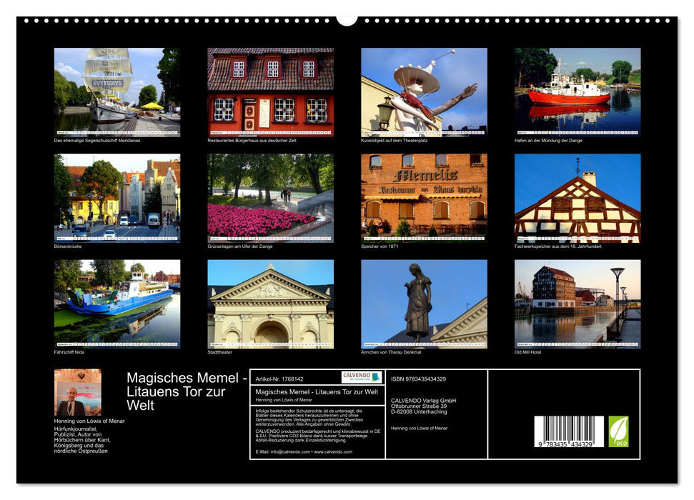 Magisches Memel - Litauens Tor zur Welt (CALVENDO Premium Wandkalender 2025)