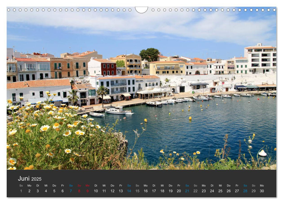 Menorcas unberührte Natur (CALVENDO Wandkalender 2025)