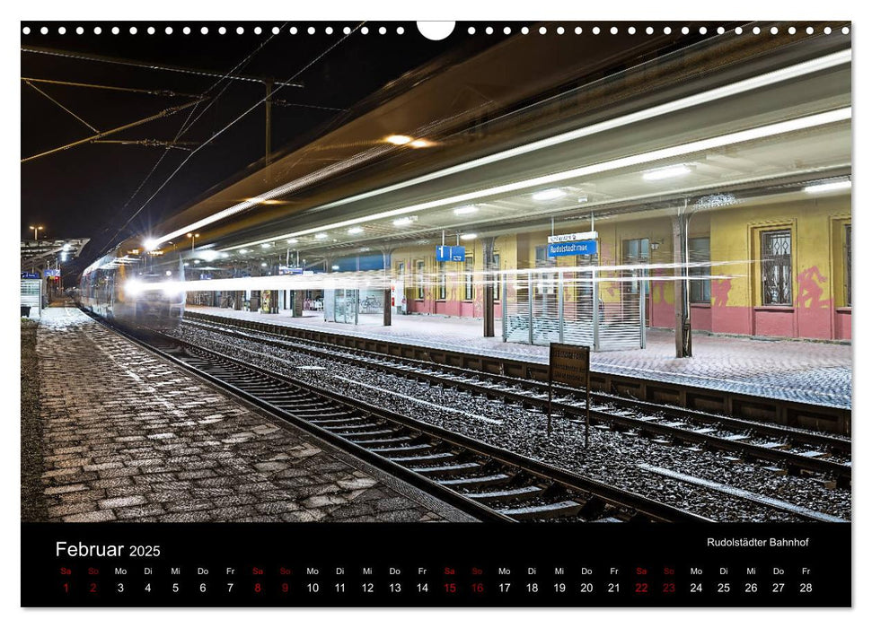 Rudolstadt bei Tag und Nacht (CALVENDO Wandkalender 2025)