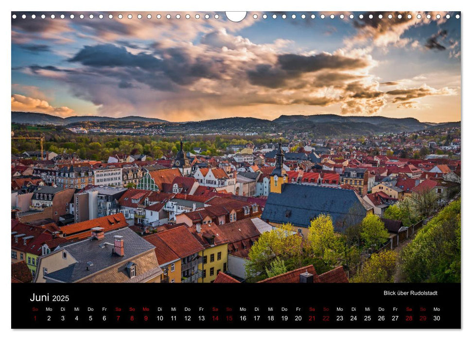 Rudolstadt bei Tag und Nacht (CALVENDO Wandkalender 2025)