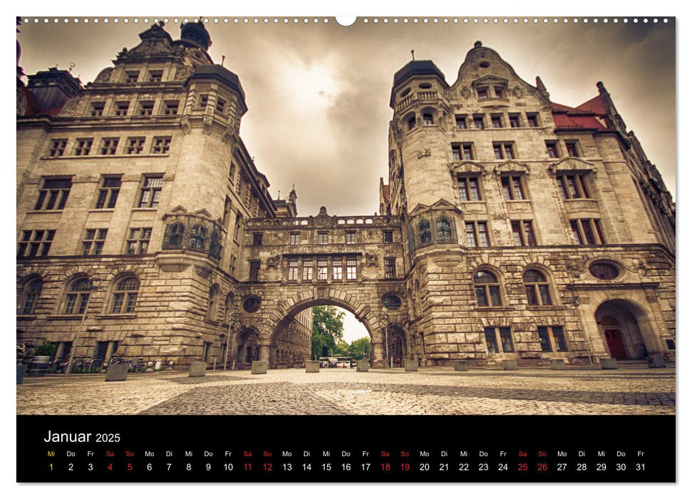 Leipzig Extremansichten (CALVENDO Premium Wandkalender 2025)