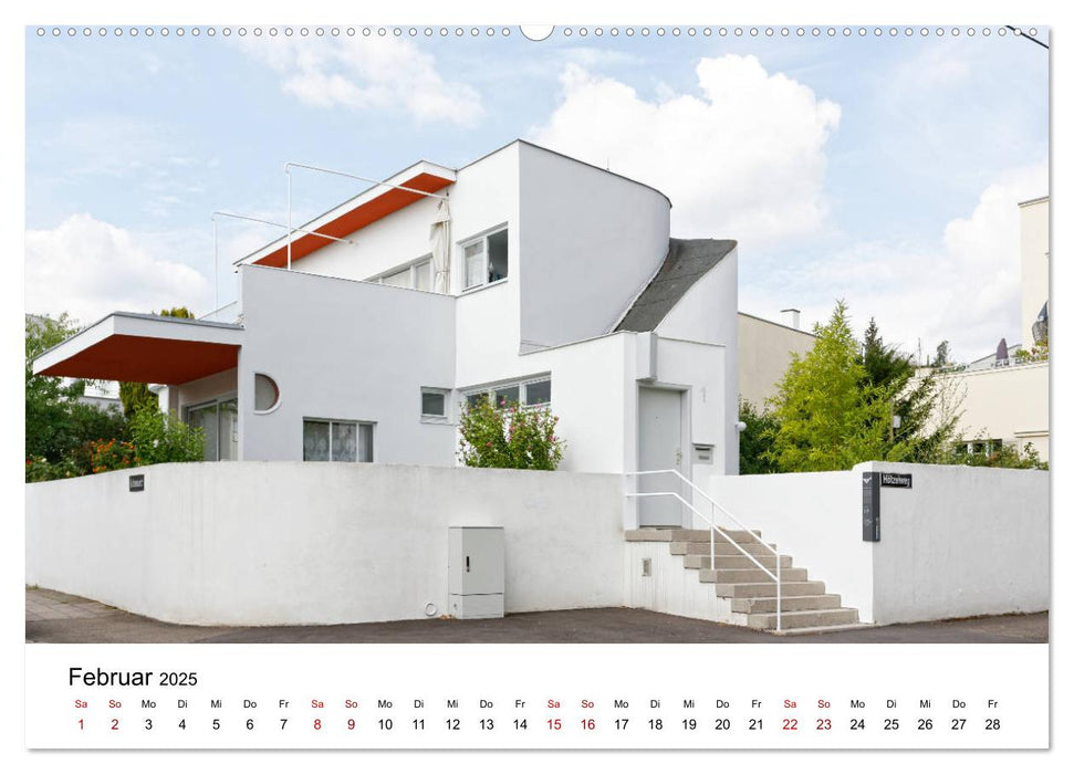 Die Weißenhofsiedlung - Vorbild der modernen Architektur und Weltkulturerbe (CALVENDO Premium Wandkalender 2025)