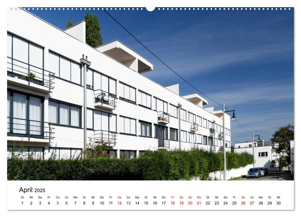 Die Weißenhofsiedlung - Vorbild der modernen Architektur und Weltkulturerbe (CALVENDO Premium Wandkalender 2025)