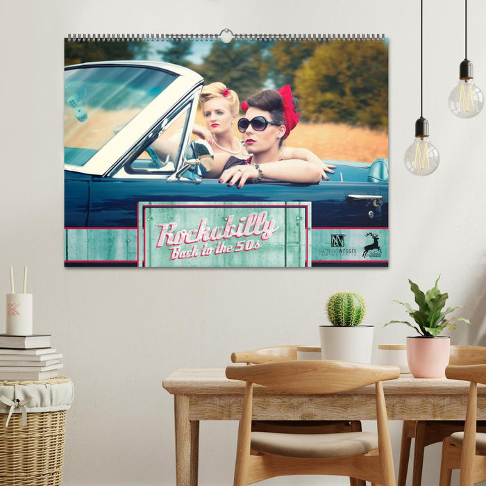 Rockabilly - Back to the 50s (CALVENDO Wandkalender 2025)