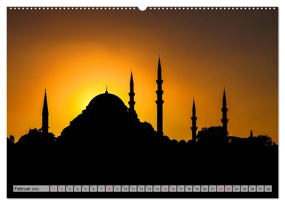 Istanbul - Im Schnittpunkt von Kulturen und Kontinenten (CALVENDO Premium Wandkalender 2025)