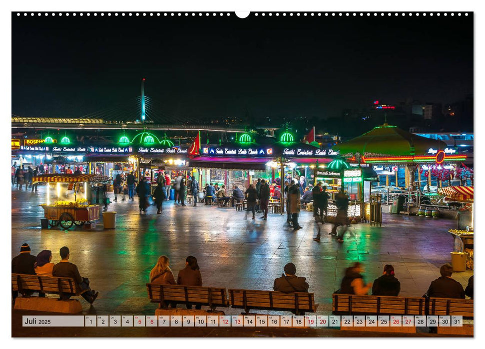 Istanbul - Im Schnittpunkt von Kulturen und Kontinenten (CALVENDO Premium Wandkalender 2025)