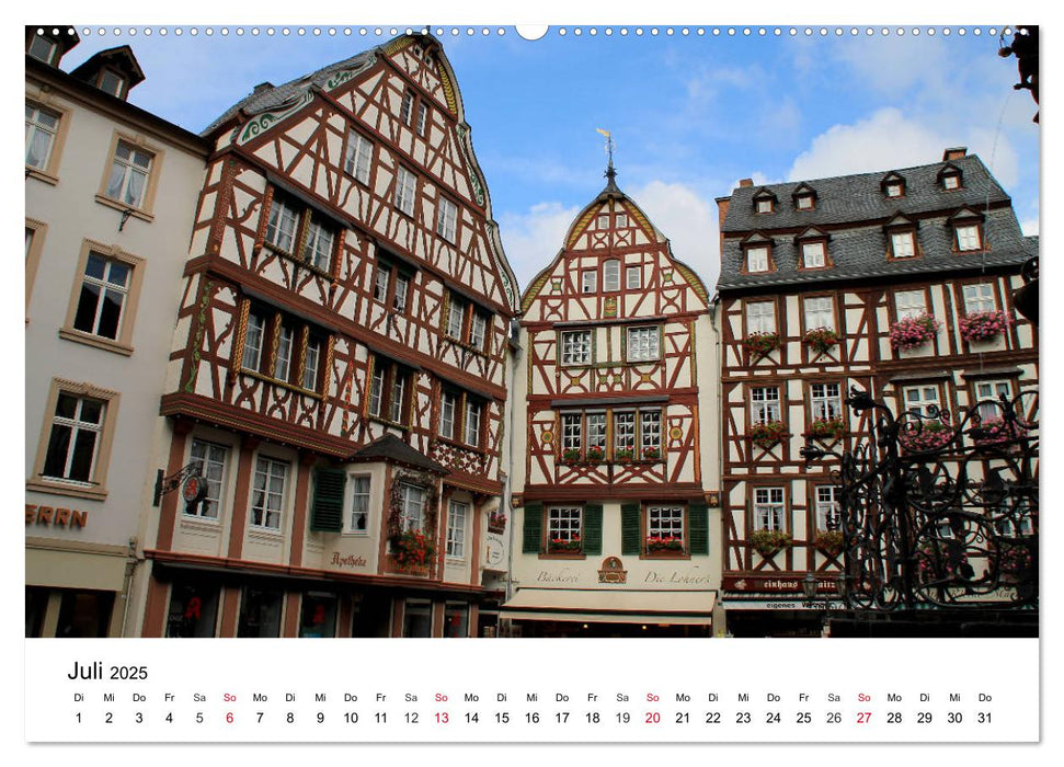 Bernkastel-Kues an der Mosel (CALVENDO Premium Wandkalender 2025)