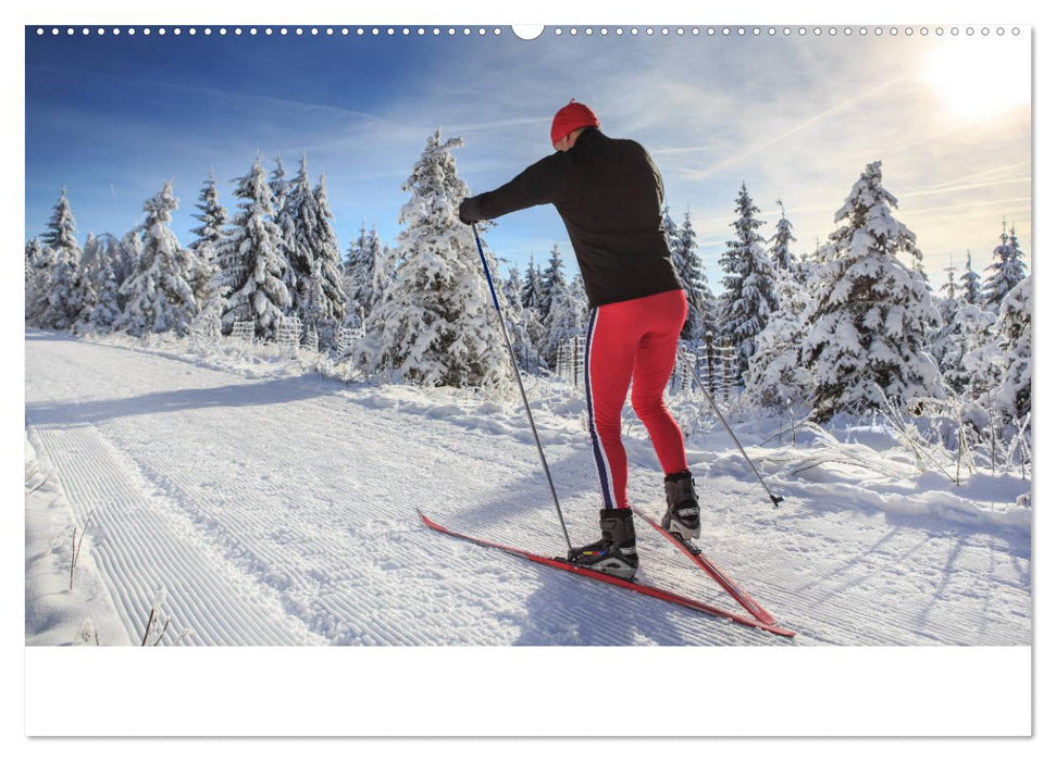 Langlaufen - für Körper und Seele (CALVENDO Premium Wandkalender 2025)