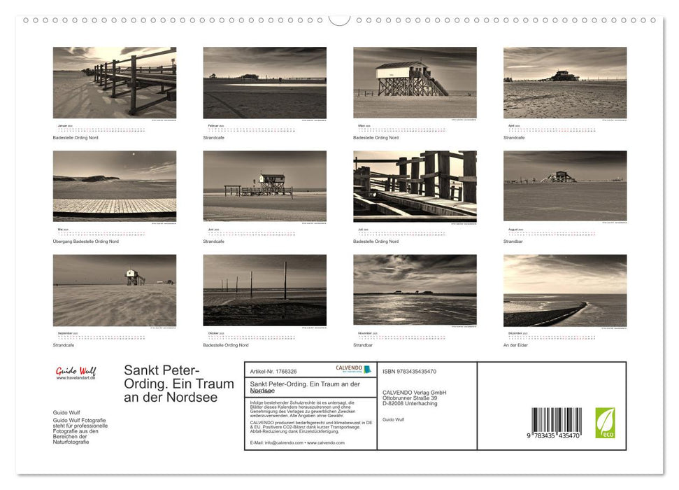 Sankt Peter-Ording. Ein Traum an der Nordsee (CALVENDO Premium Wandkalender 2025)