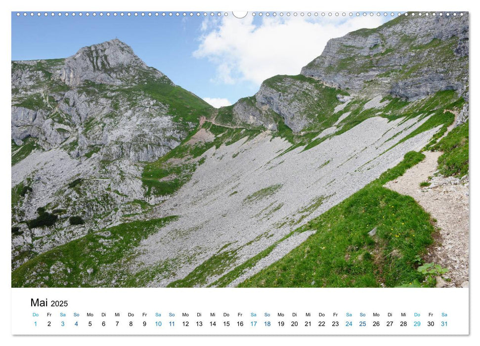 Wandern im Rofangebirge - Brandenberger Alpen in Tirol (CALVENDO Premium Wandkalender 2025)