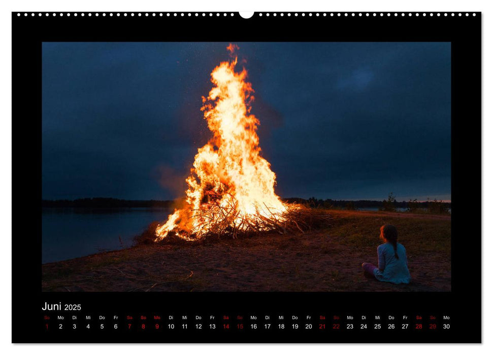 Finnland - Nordische Farbenspiele (CALVENDO Premium Wandkalender 2025)