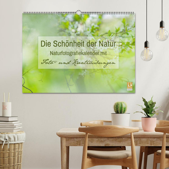 Die Schönheit der Natur - Naturfotografie-Kalender mit Foto- und Kreativübungen (CALVENDO Wandkalender 2025)