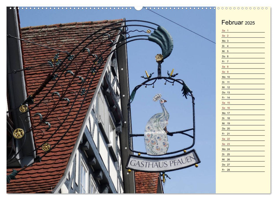 Unterwegs in Schorndorf (CALVENDO Premium Wandkalender 2025)