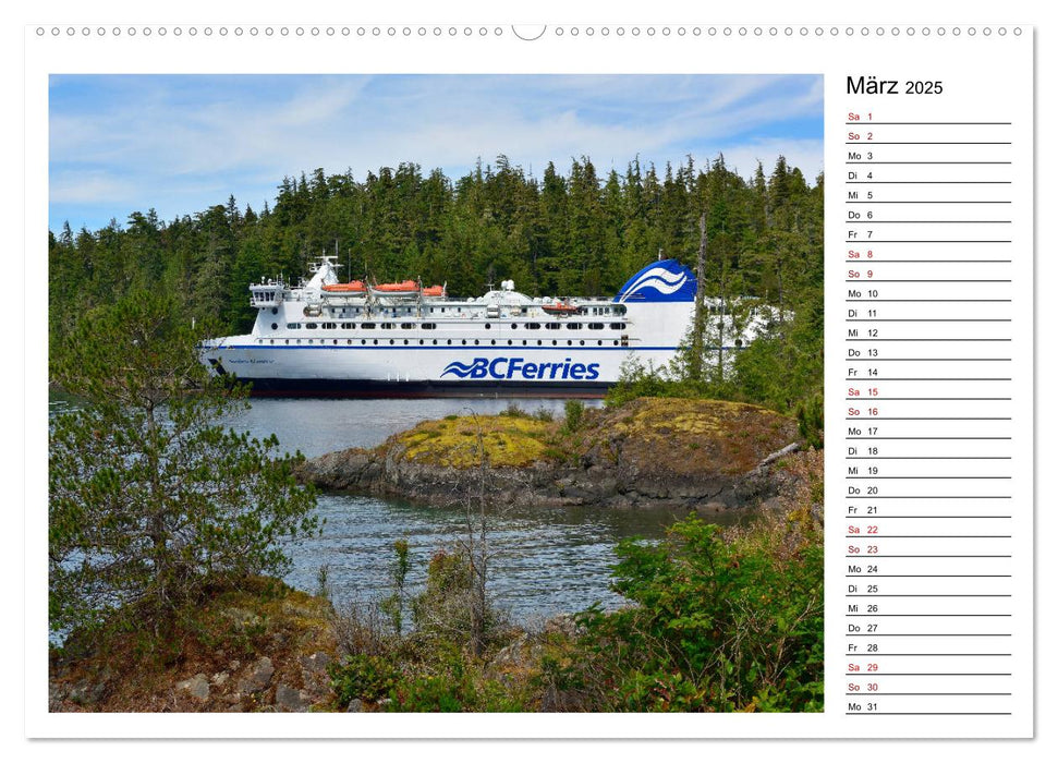 Kanadas Inside Passage (CALVENDO Wandkalender 2025)