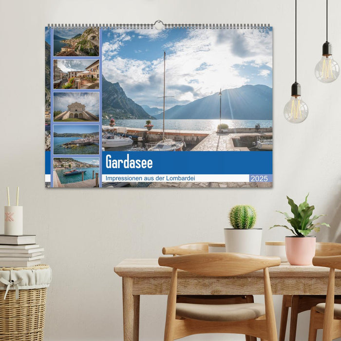 Gardasee - Impressionen aus der Lombardei (CALVENDO Wandkalender 2025)